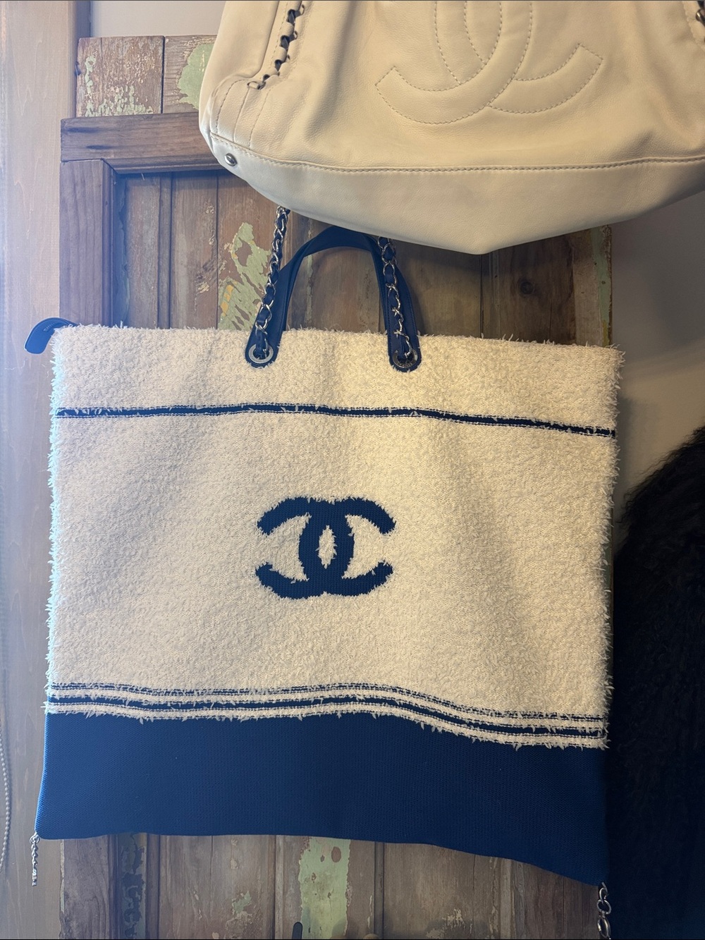 Chanel beach tote